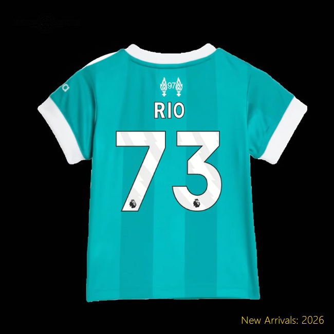 Non-toxic Liverpool Mini Rio Jersey 2025-2026 Breathable