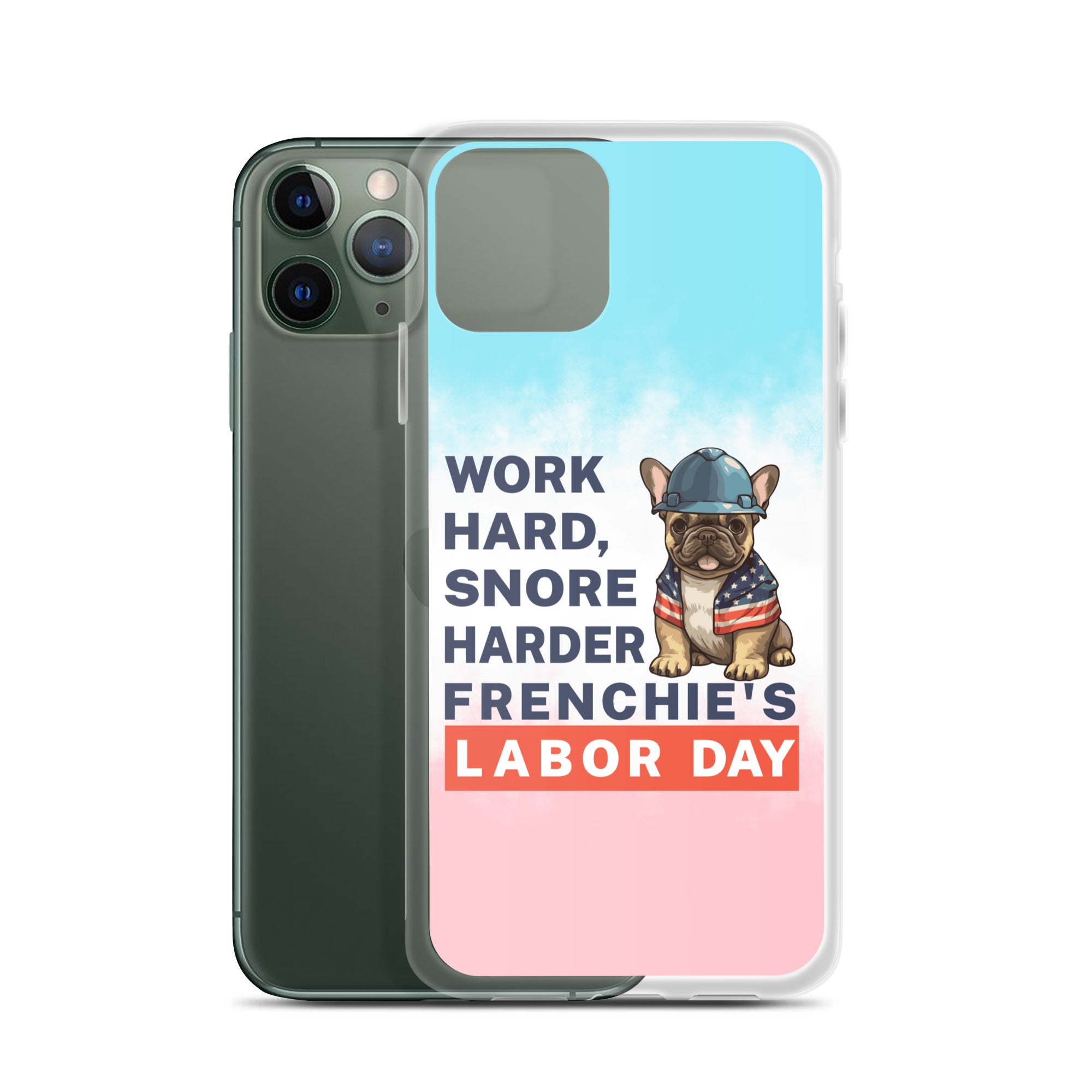 French Bulldog Snore Harder Clear Case For Iphone® Comfy Pet Product