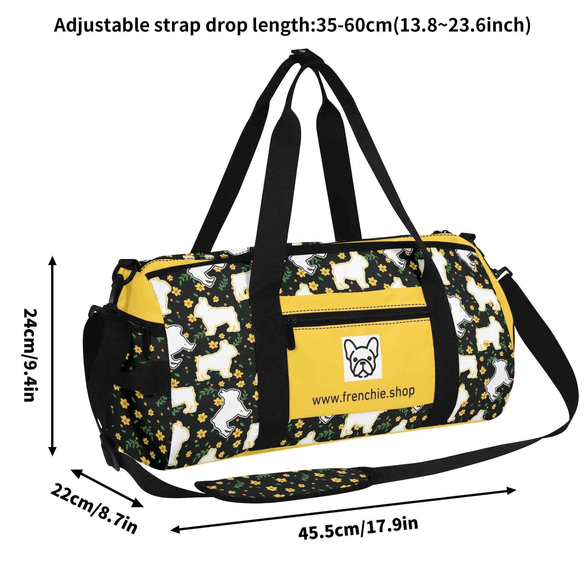 Louis - Non-slip Gym Bag For Frenchie Lovers Summer Wear | Comfort Fit