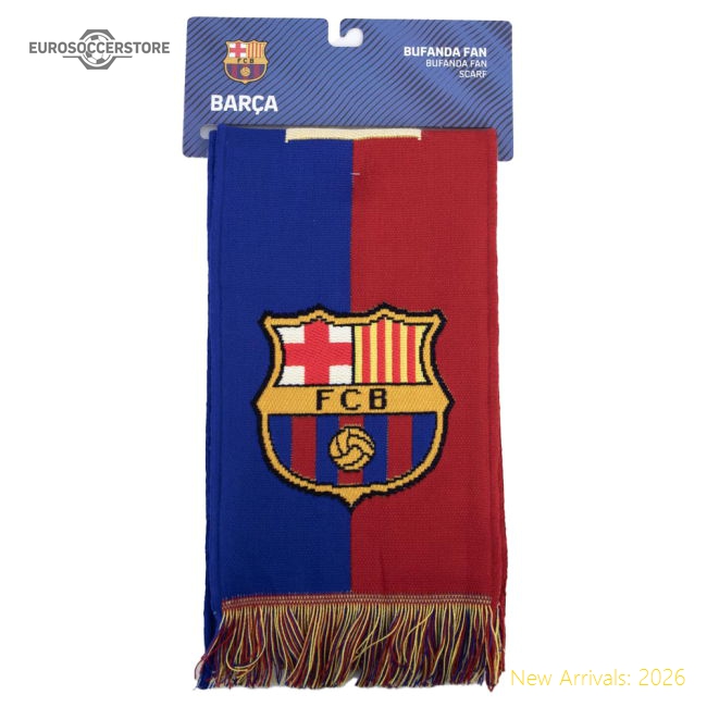 Popular Authentic Fc Barcelona Colour Split Scarf