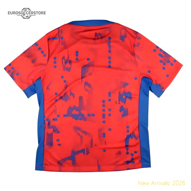 Fan-Favorite 2024-2025 Atletico Madrid Dri-Fit Pre-Match Shirt (Red)