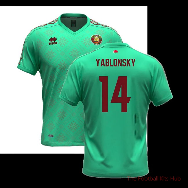 2024-2025 Belarus Away Shirt (Yablonsky 14)