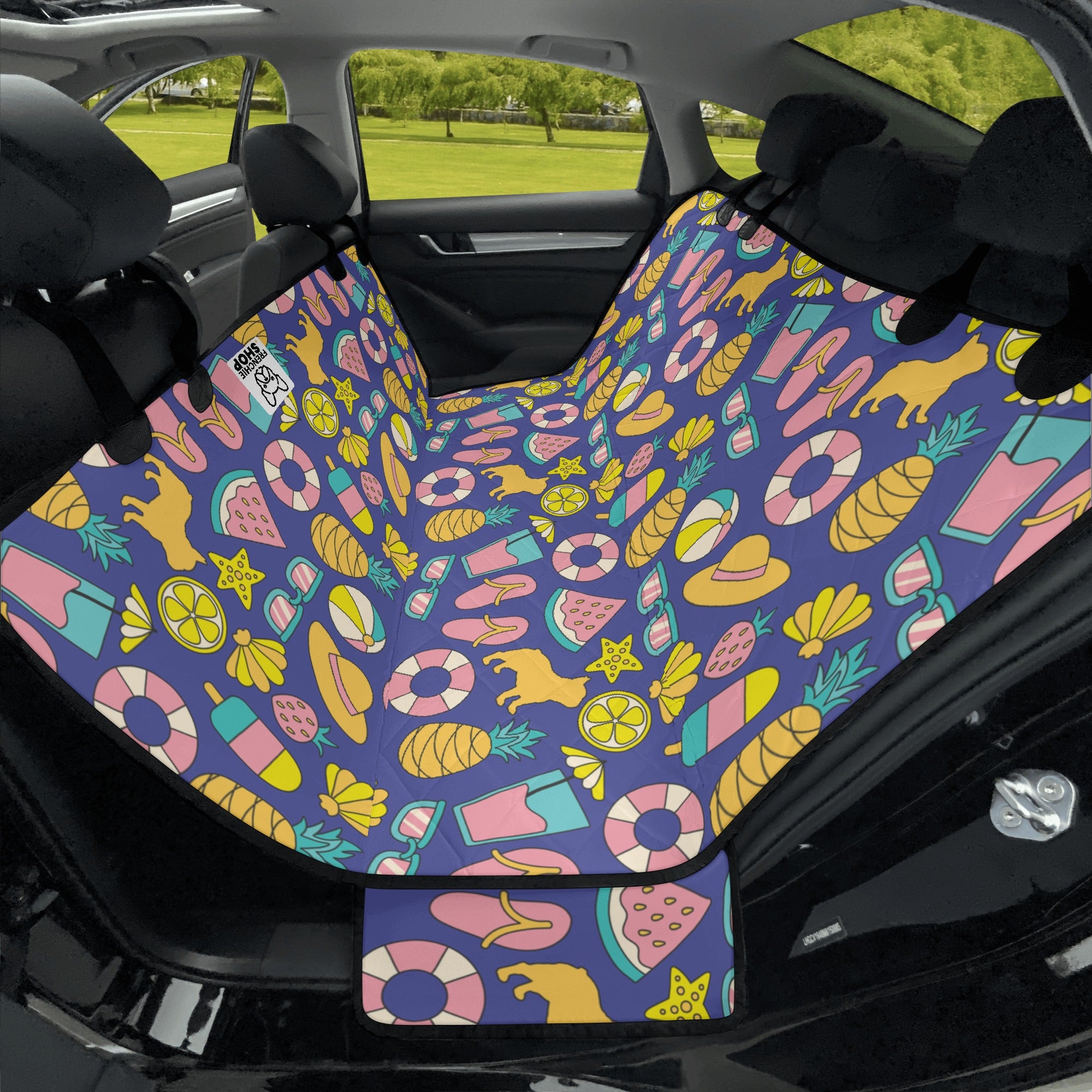 French Bulldog Rowdy Car Pet Seat Covers For French Bulldog Durable Dog Item