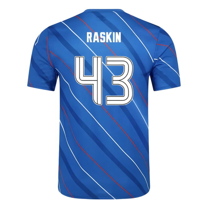 Superior Rangers Fc Workout Shirt Raskin 4 #3 2025-2026 Season