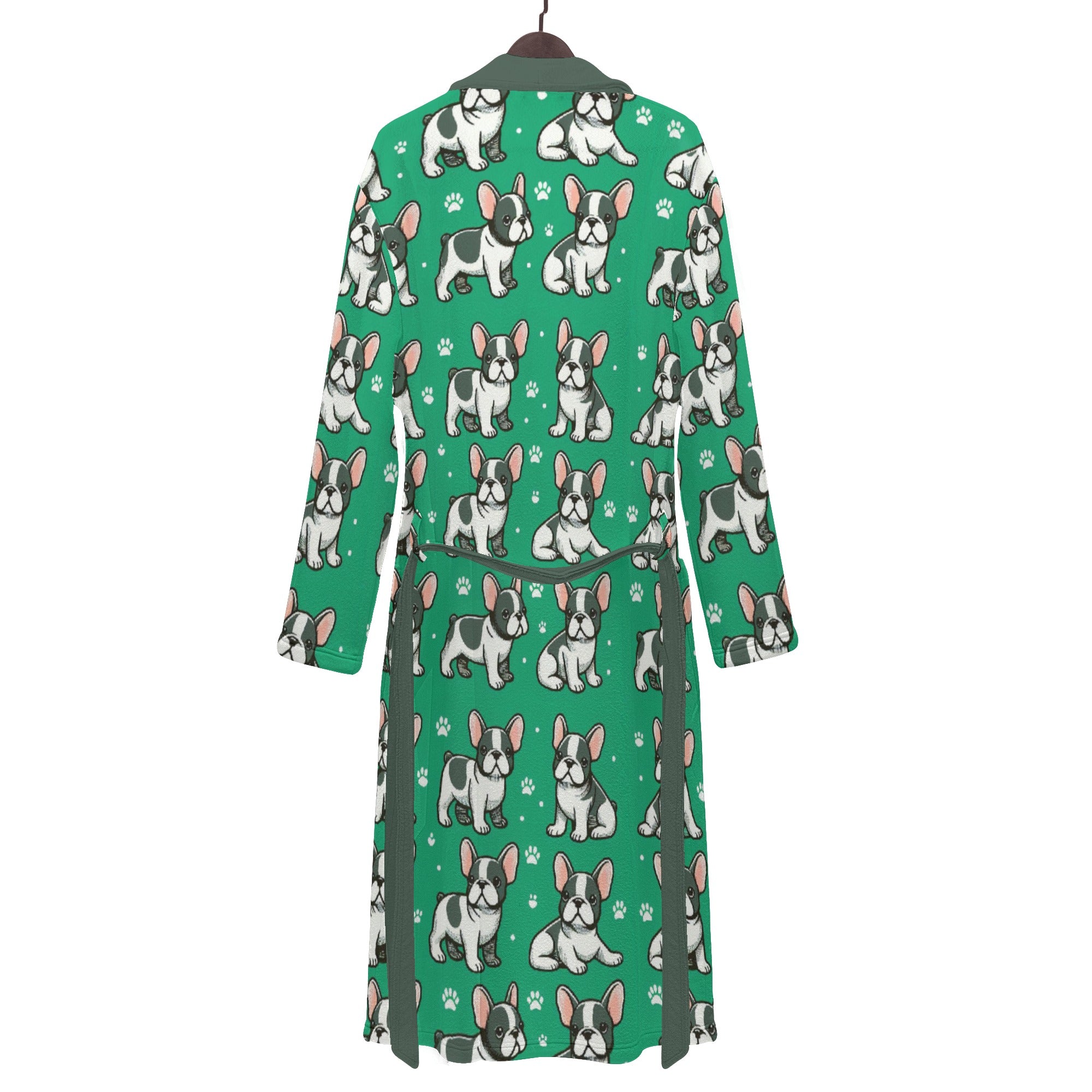 French Bulldog Lover Archie Men Bathrobe Stylish Daily Item