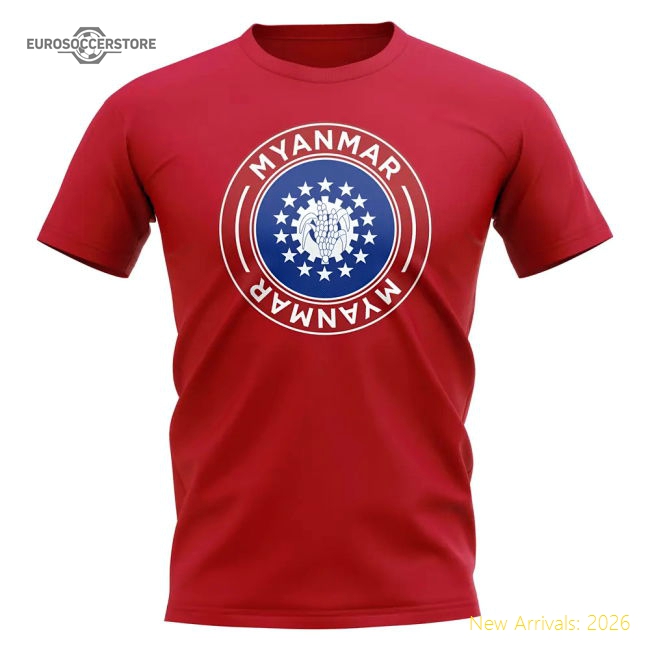 Myanmar Football 20242025 Regular Shirt  Durable Quickdry