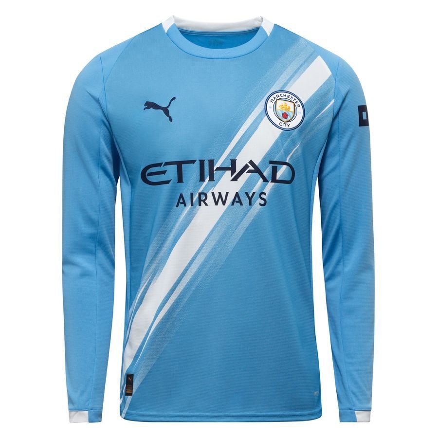Manchester City Home Shirt 2025/26 Long Sleeves Supporter Version