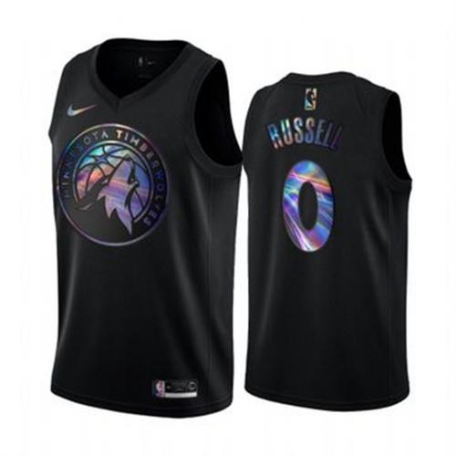 Nike 76ers Black Minnesota Timberwolves #0 Jersey - On Sale Game Day Wear