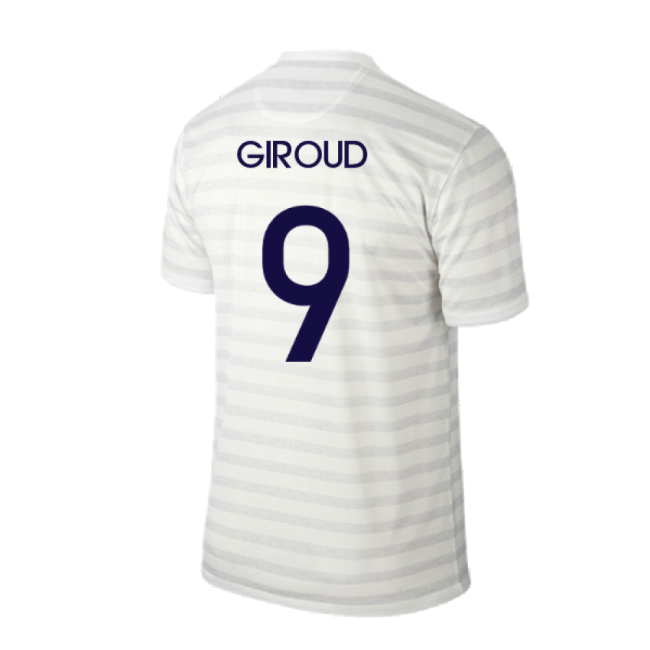 Giroud 9 Genuine 2014-2015 France EURO Away Uniform