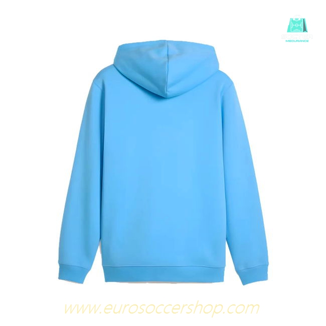 2025-2026 Man City FtblESS Fleece Hoody (Light Blue)
