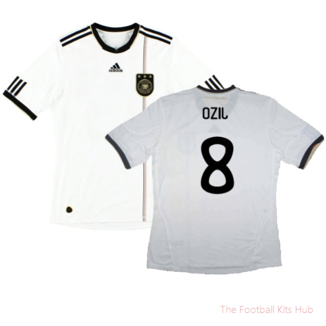 2010-11 Germany Home Shirt (S) (Excellent) (OZIL 8)