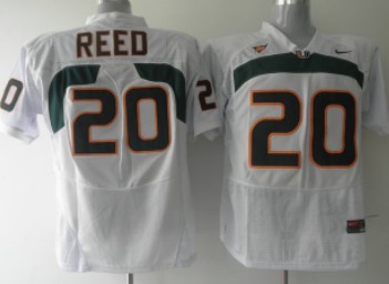 Men's None White 2024 team authorized Reed White #20 game jersey