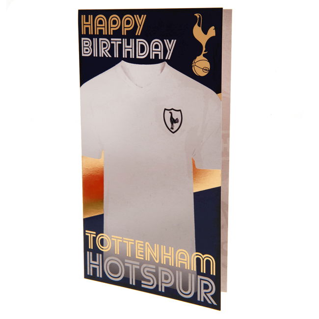 Tottenham Hotspur FC Retro Kit Birthday Card
