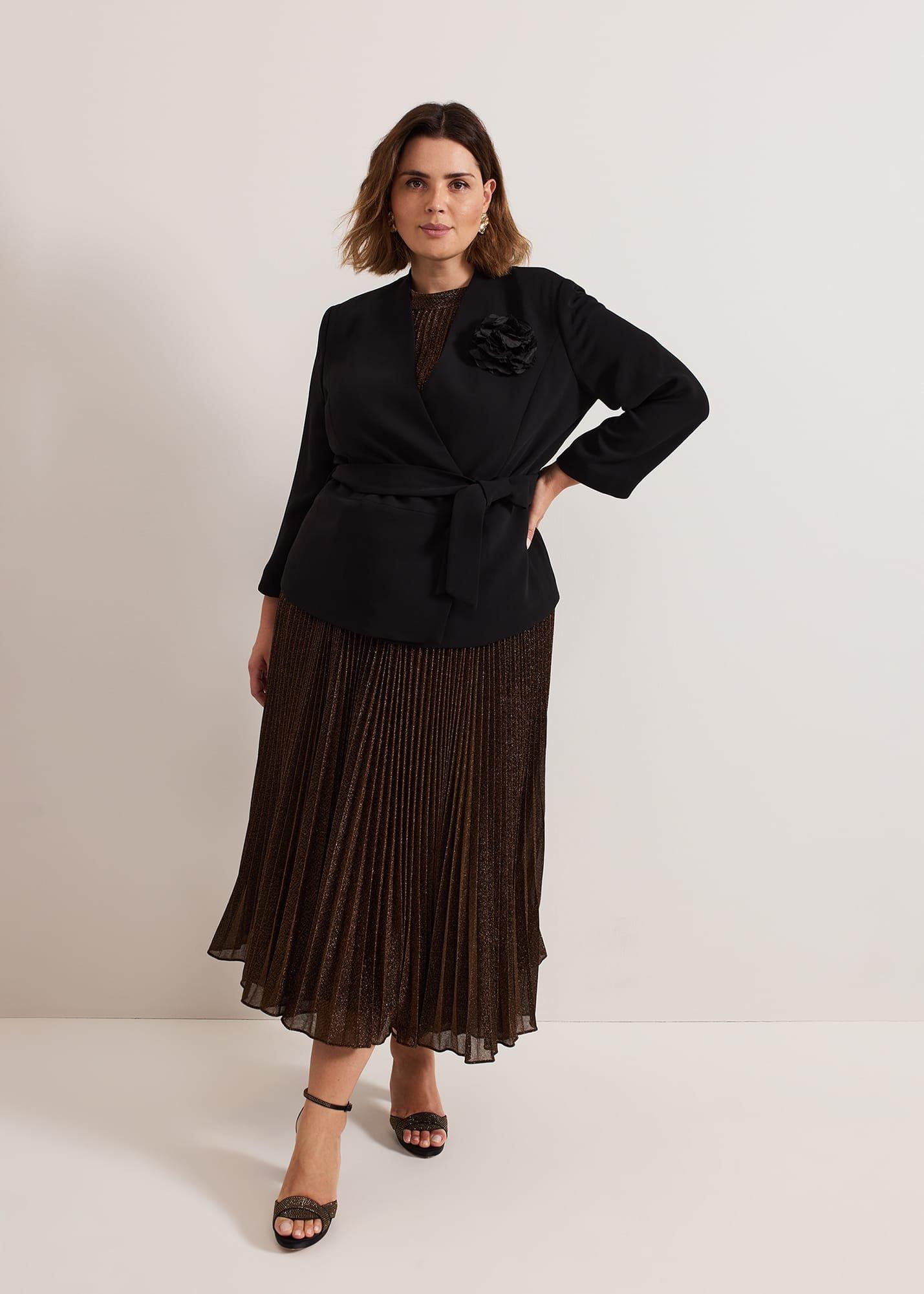 Sophin Black Corsage Jacket