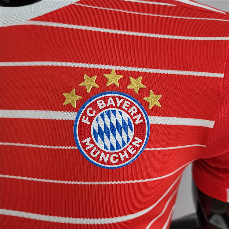 Premium Quality Bayern Munich 2223 Home Red Soccer Jersey Football