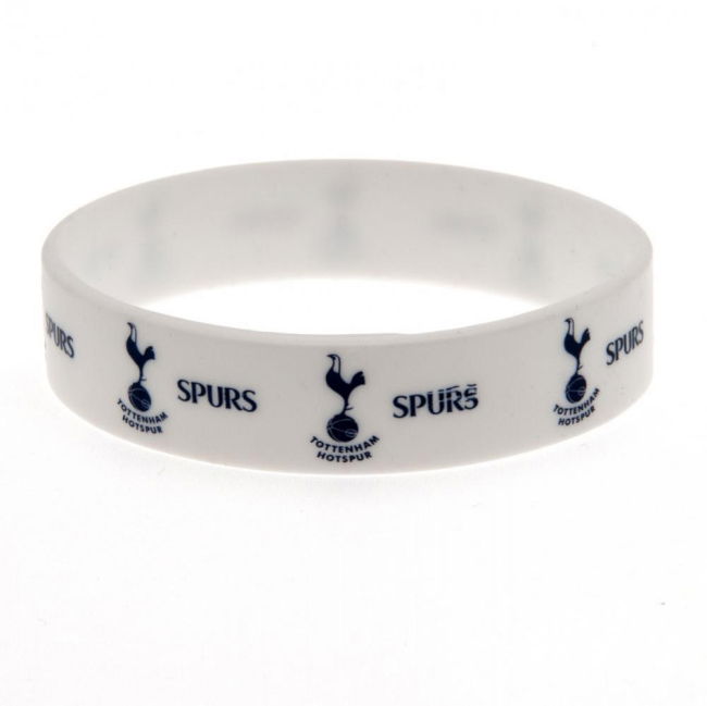Tottenham Hotspur FC White Silicone Wristband (Fan Favorite)