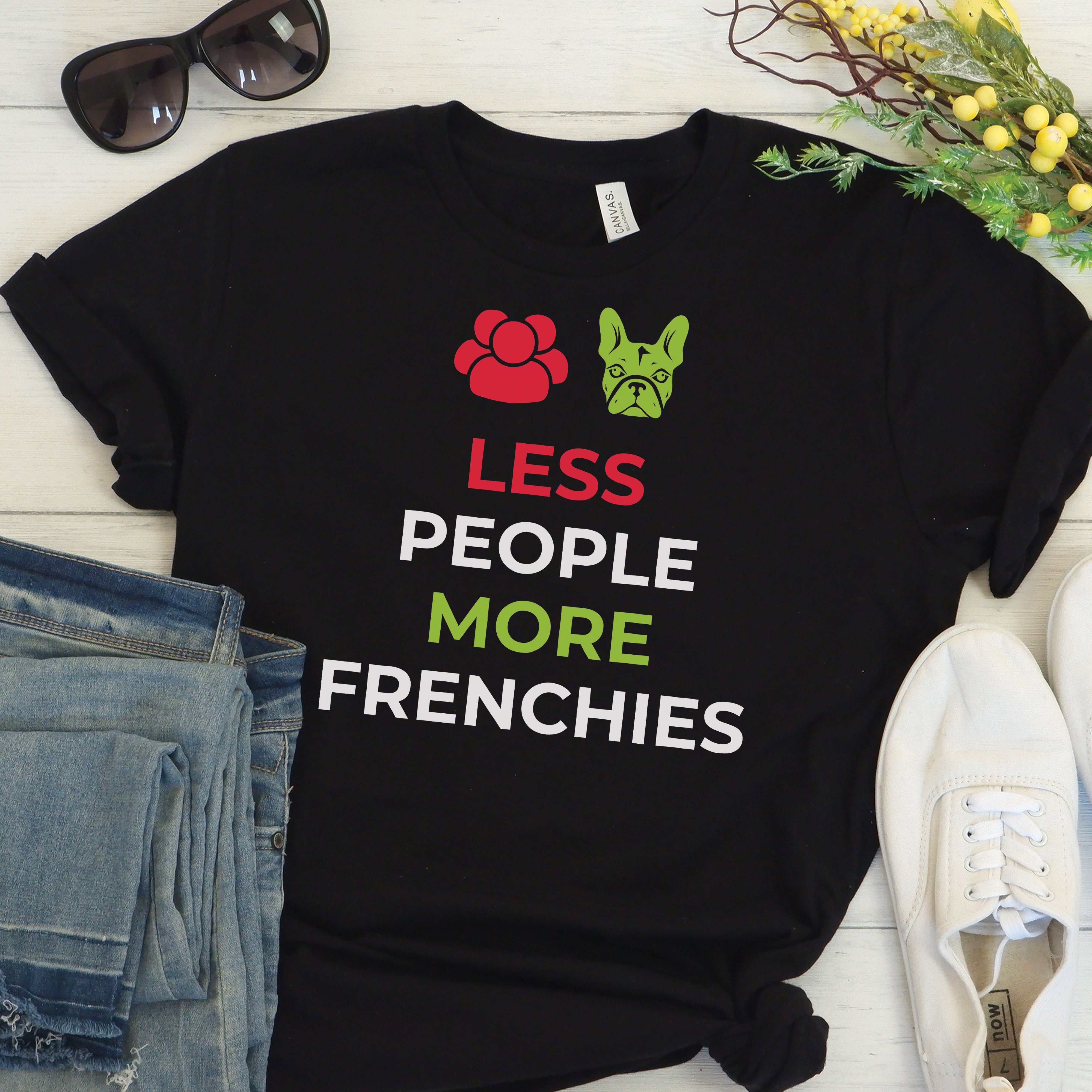 High-Quality Stylish Frenchie -unisex T-shirt for Daily Life