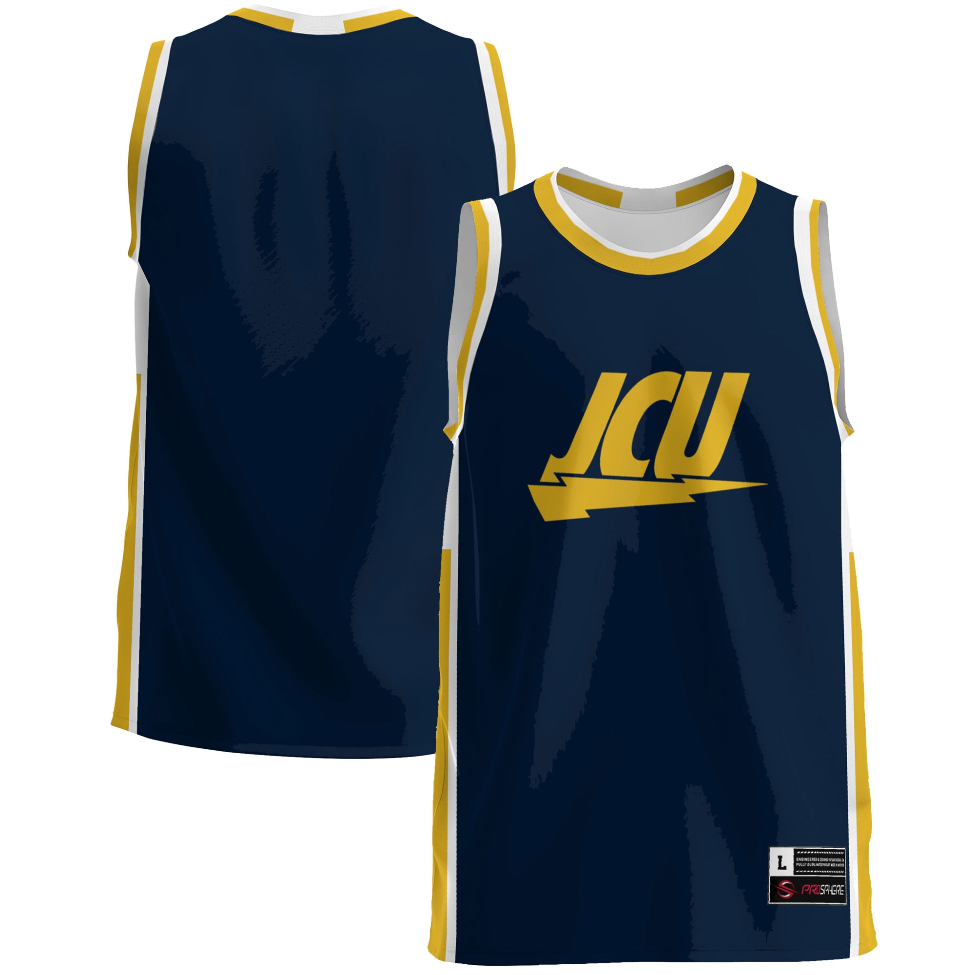 [DDG] Women's John Carroll University Blue Streaks GameDay Greats Lightweight Basketball Jersey - Navy