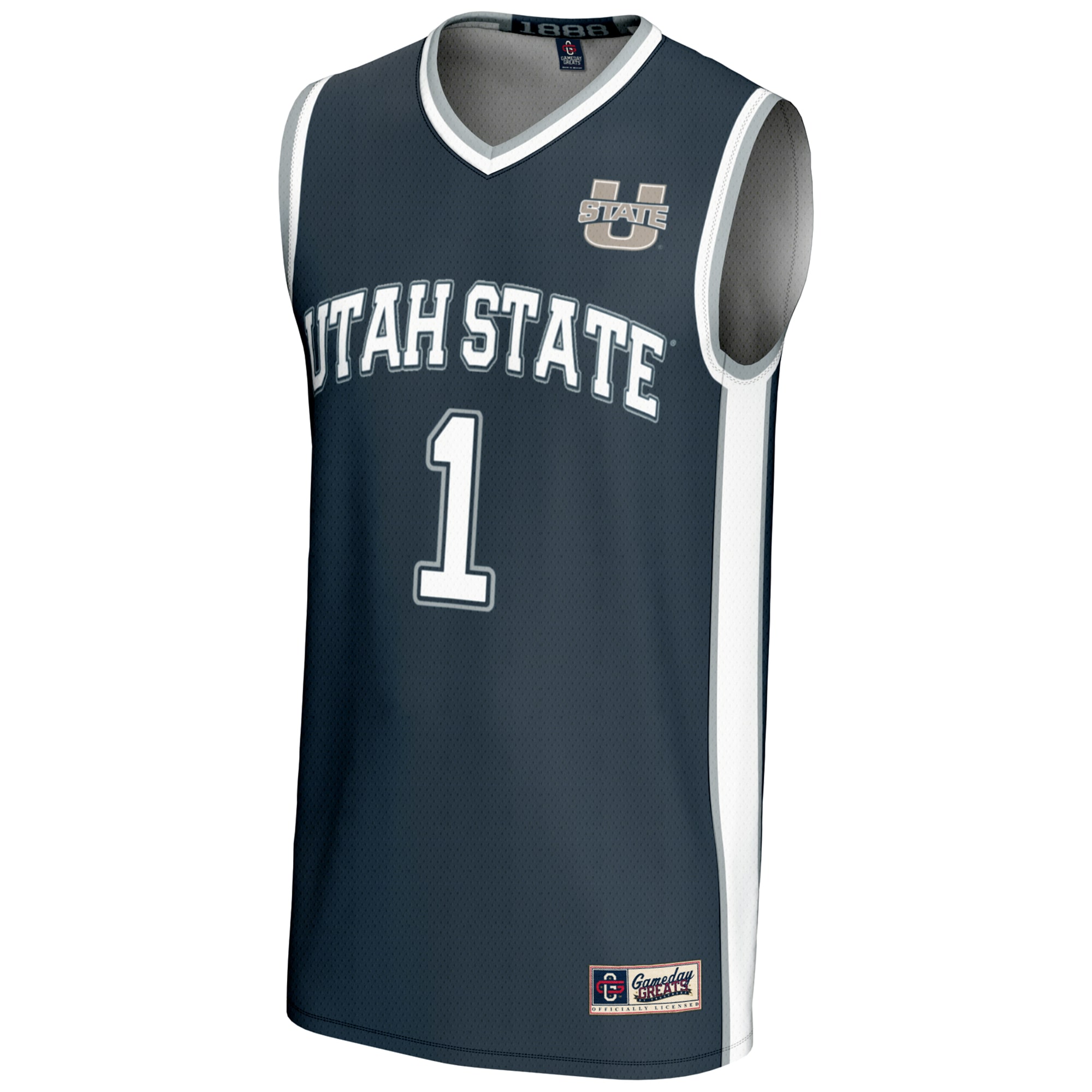[DDG] Utah State Aggies GameDay Greats Youth Lightweight Basketball Jersey - Navy