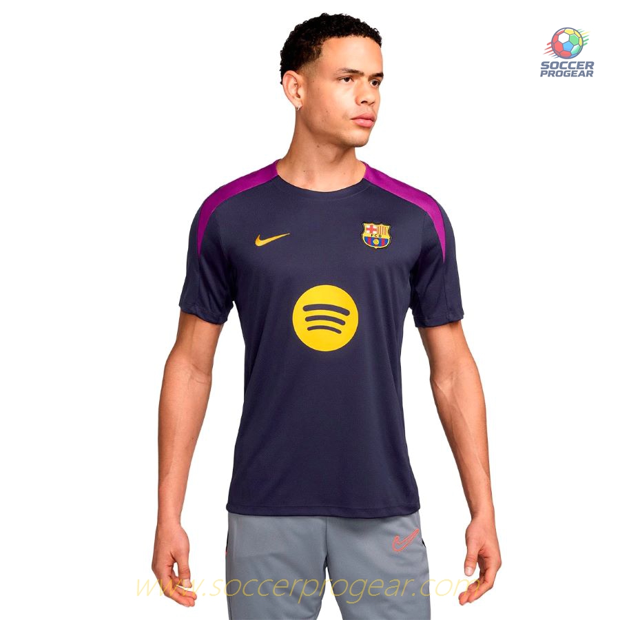 Barca Training Football Shirt Blue 2025-26 Edition