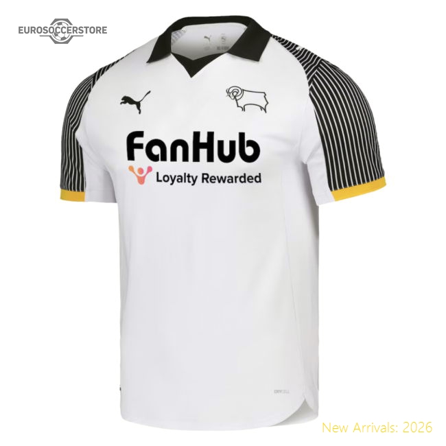 2025-2026 Derby County Home Shirt