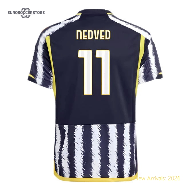 Comfortable Football Team Kids Nedved Jersey 2023-2024 Lightweight