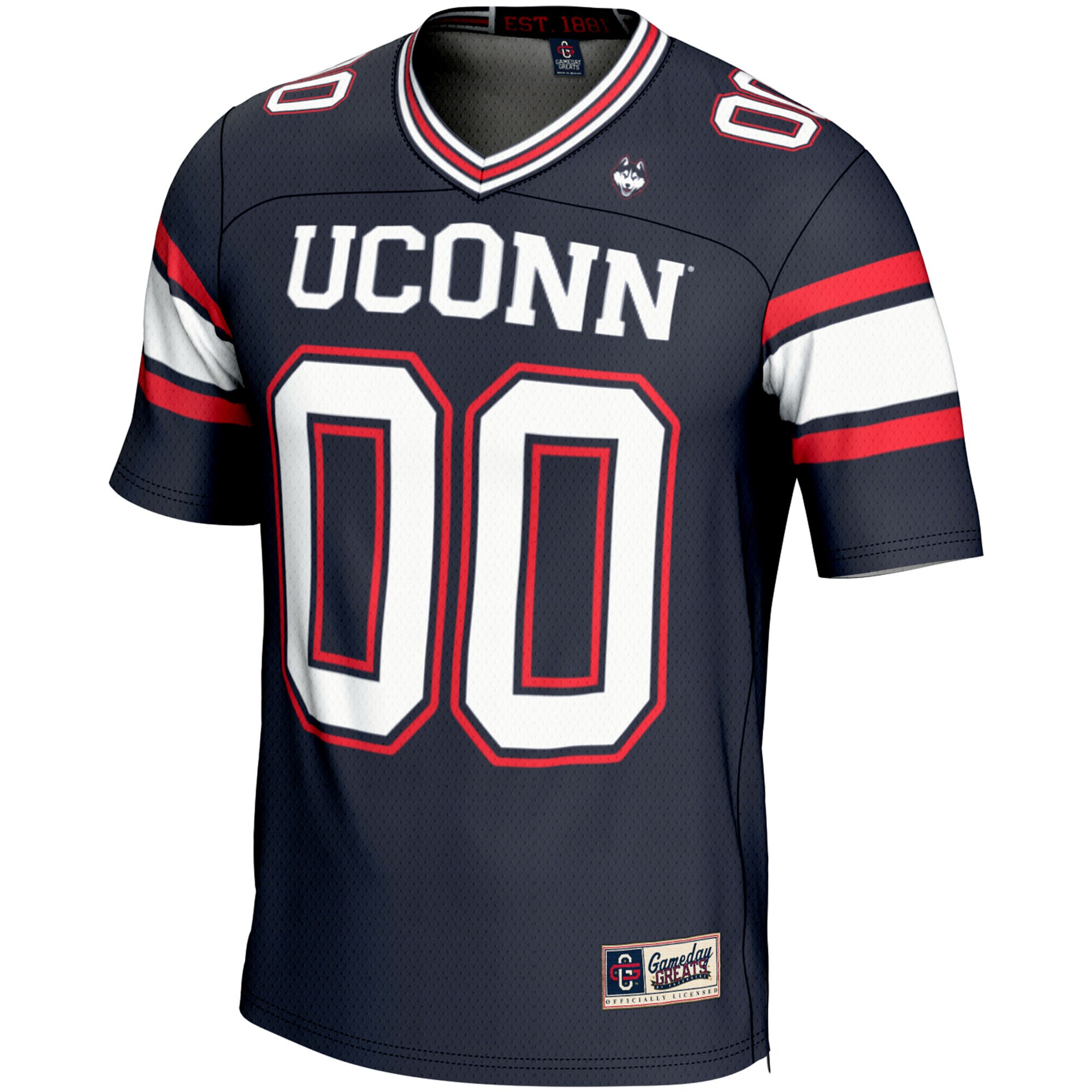 UConn Huskies GameDay Greats Youth NIL Pick-A-Player Football Jersey - Navy