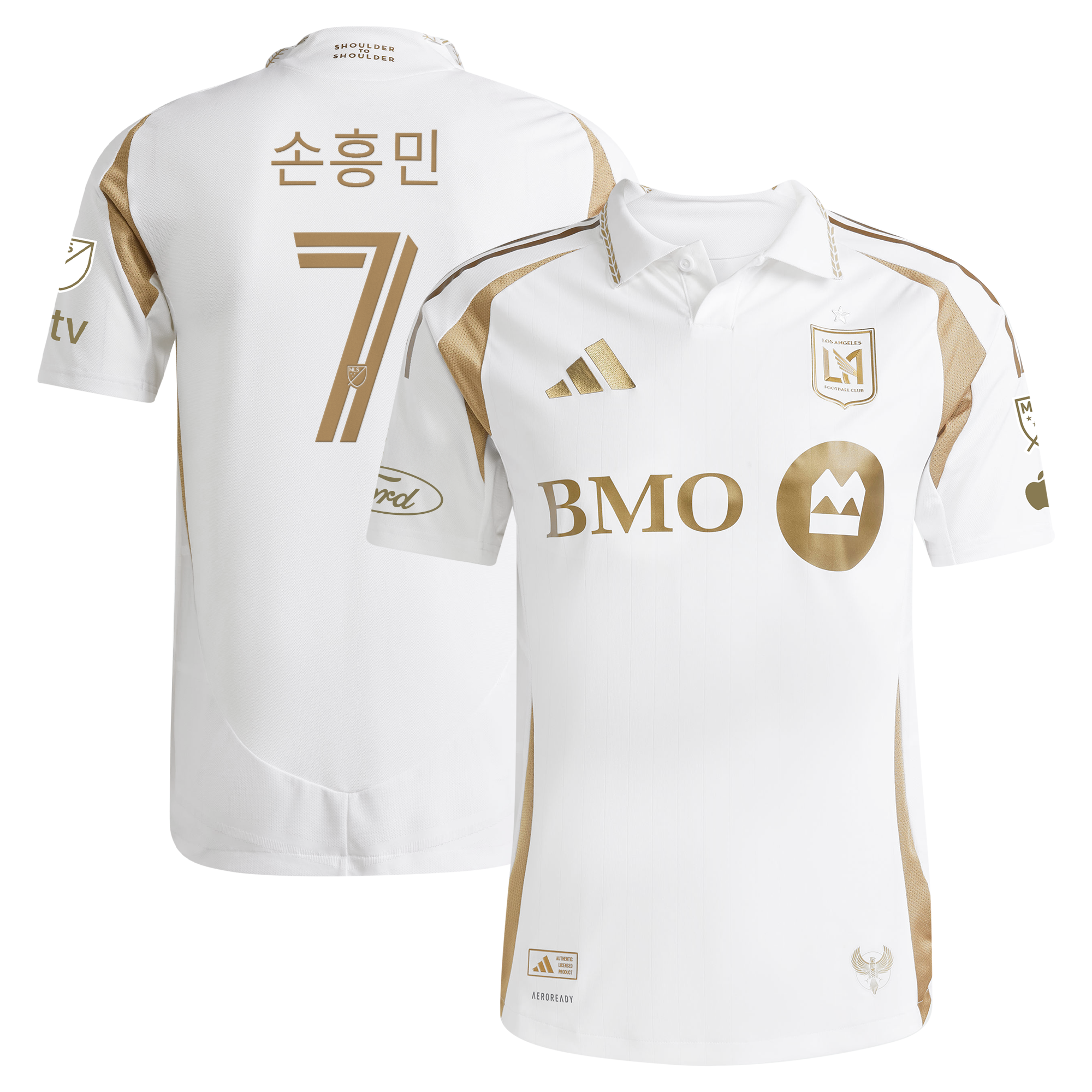 [SJH] Son Heung-Min LAFC 2025 Secondary On-Field Authentic Jersey - White