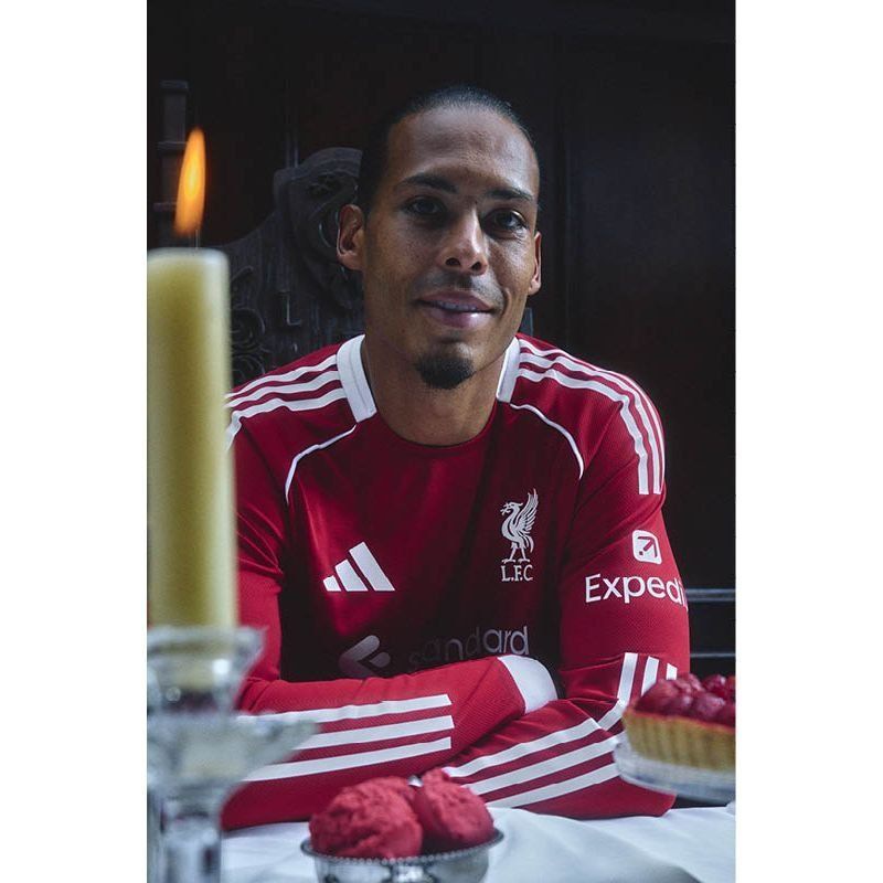 Liverpool Home Shirt 2025/26 Champions League Long Sleeves M.SALAH 11