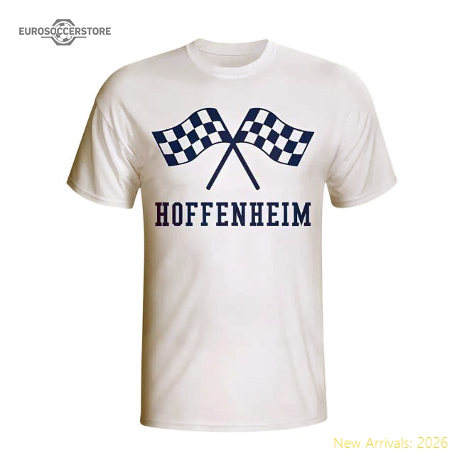 Hoffenheim Waving Flags T-shirt (white) - Official Design