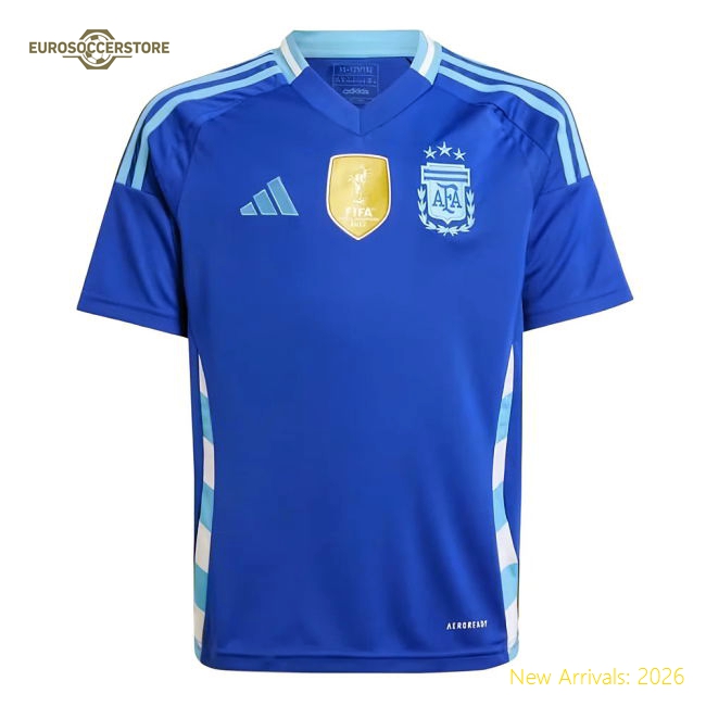 Argentina Children 2024 Away Jersey Shirt Football Fan Football Fan Gear