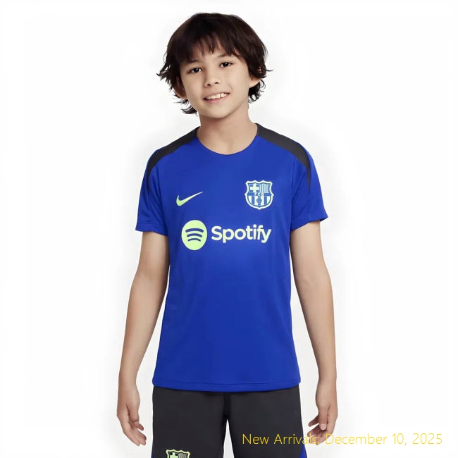 2024-2025 Barcelona Barca Elite Third Training Shirt (Blue) - Kids