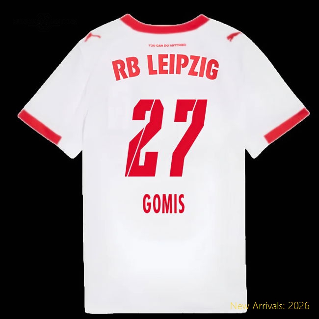 2025-2026 Red Bull Leipzig Home Shirt (Kids) (Gomis 27)