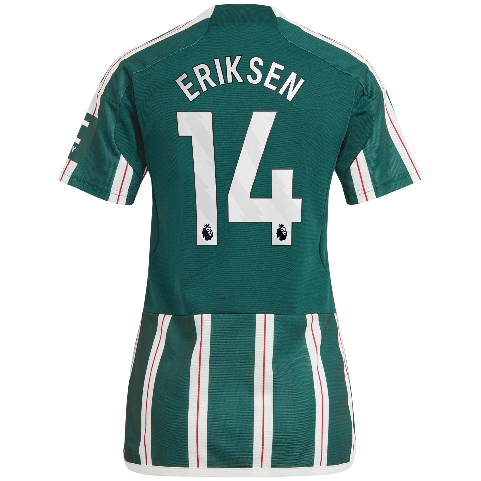 [SJH] Christian Eriksen Manchester United Women's 2023/24 Away Replica Player Jersey - Green
