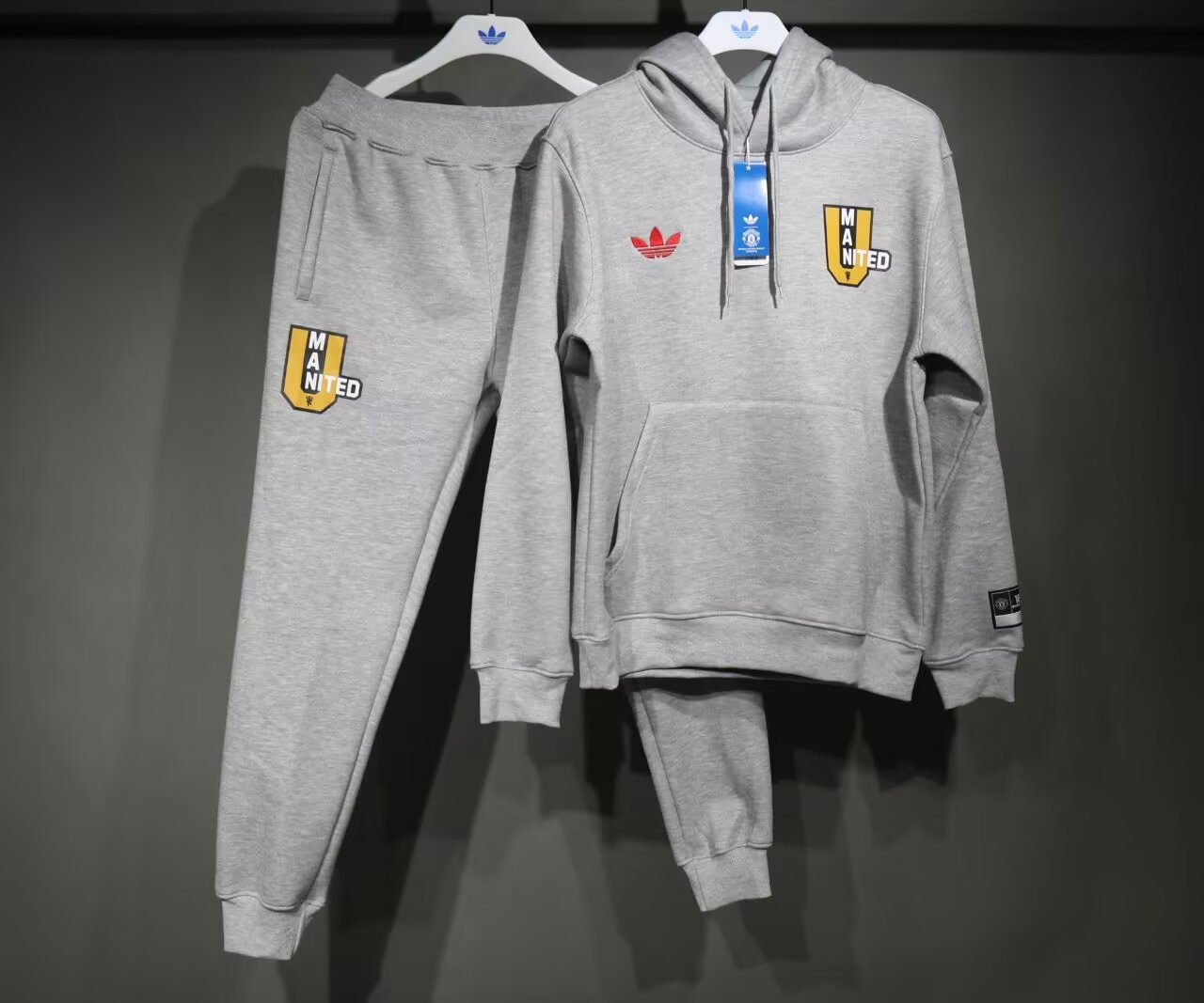 Advanced Fabric Man Utd Manchester United 2526 Grey Hoodie Suit