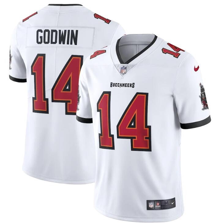 NFL T B Buccaneers Chris Godwin #14 White Limited Game Jersey - Pre...