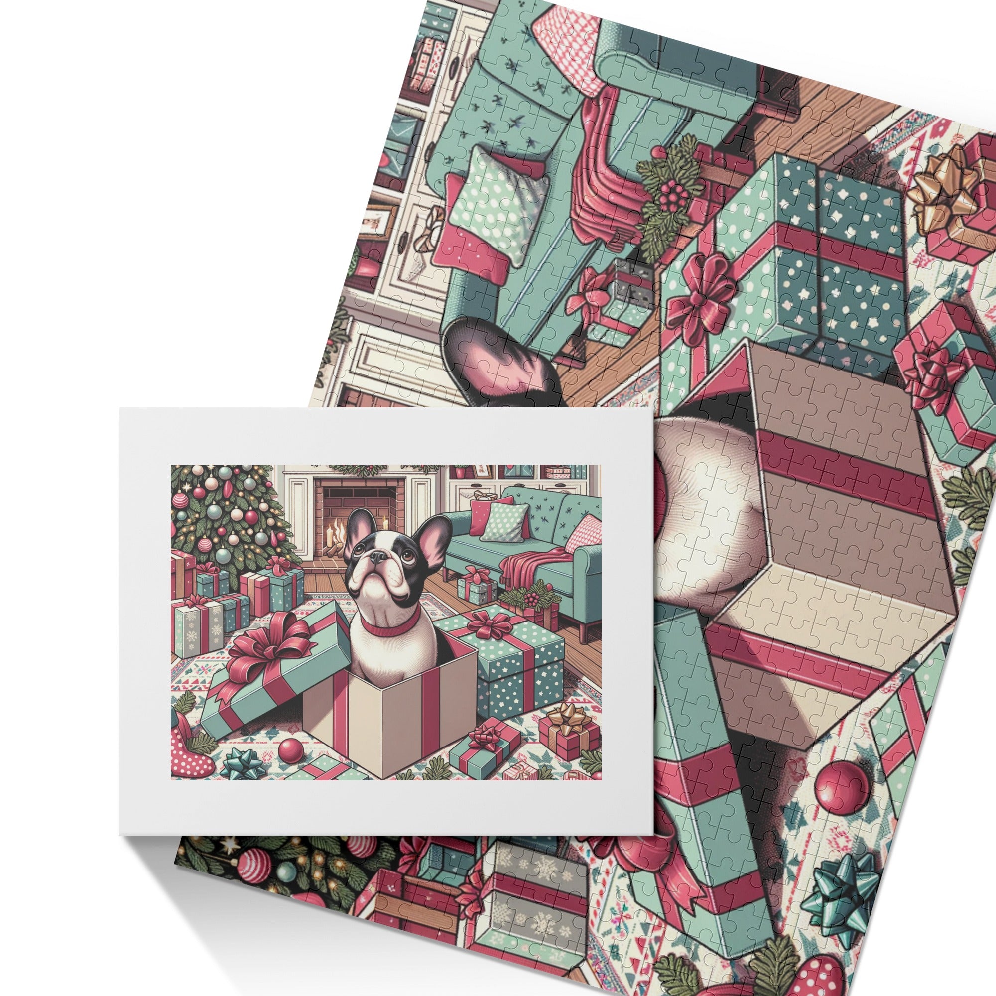 French Bulldog Lily 500 Piece Wooden Puzzle Practical Pet Supply