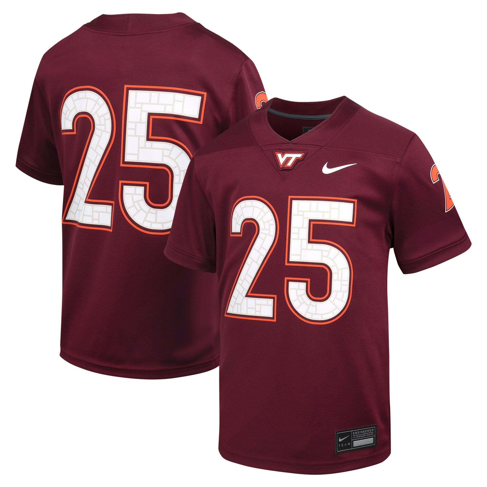 [DDG] Virginia Tech Hokies Toddler Untouchable Replica Football Jersey - Maroon