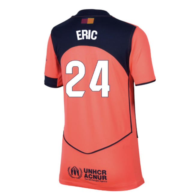 Eric 24 Match Replica Barcelona Third Replica Jersey (Kids) (1)