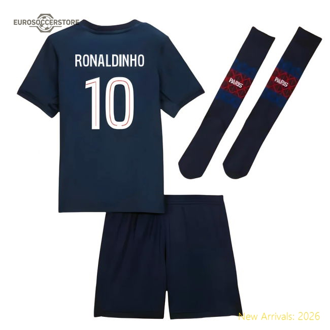 Football Team Mini Kid-approved Ronaldinho Jersey 2025-2026 Easy-care
