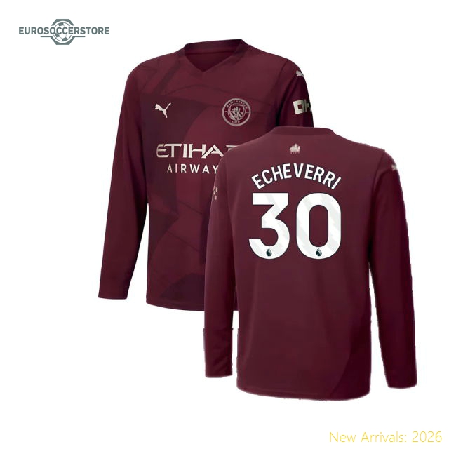 Manchester City 2024-25 Third Fan Version For Kids (Echeverri Match