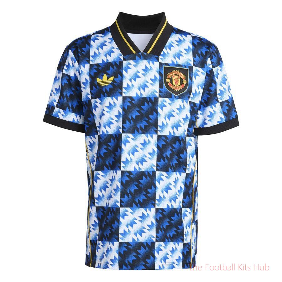 Manchester United T-Shirt Lifestyler - Blue/White/Black