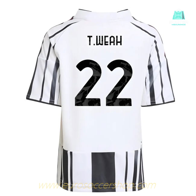 2025-2026 Juventus Home Mini Kit (T.Weah 22)