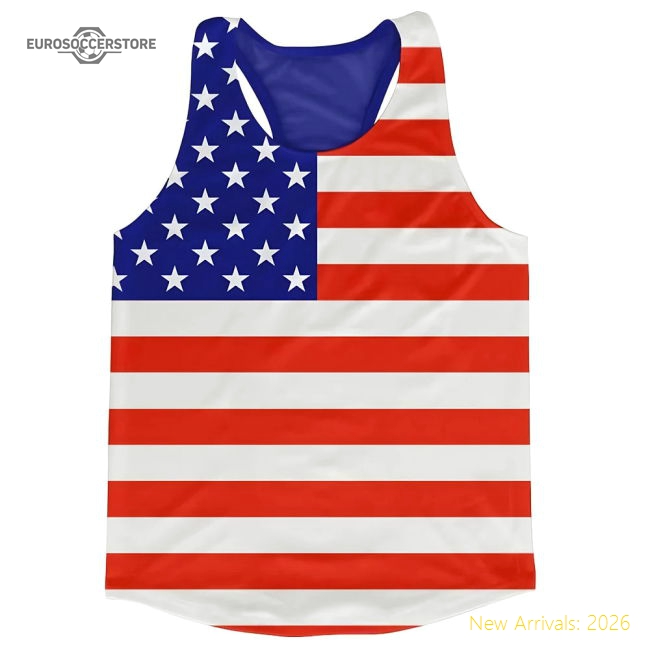 United States Flag Running Vest - Match Quality - Match Quality