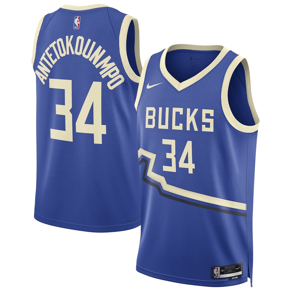 Classic Giannis Antetokounmpo Milwaukee Bucks Jersey - City Edition