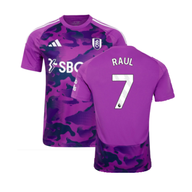 Fulham Top Flight Raul Third Authentic Jersey Smart Fabric