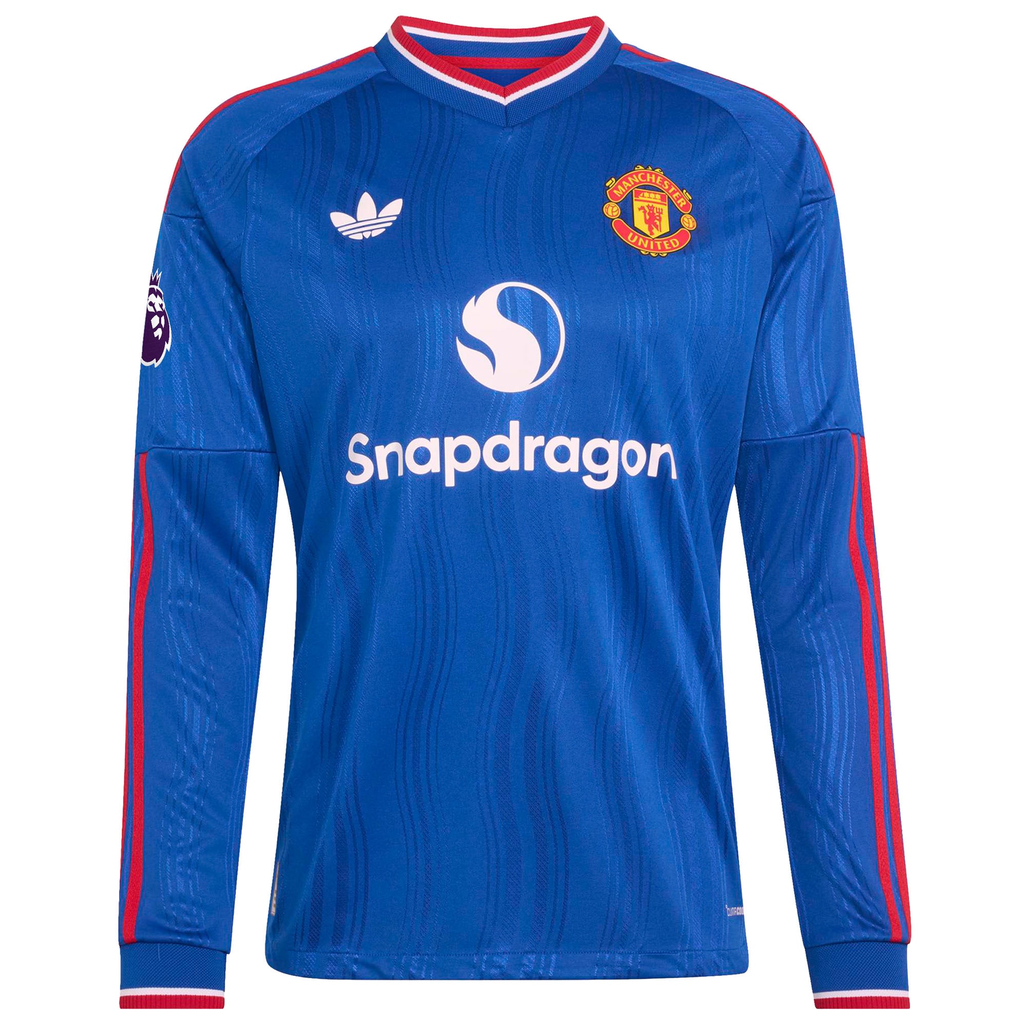 [SJH] Bruno Fernandes Manchester United 2026/27 Away On-Field Authentic Long Sleeve Jersey - Royal