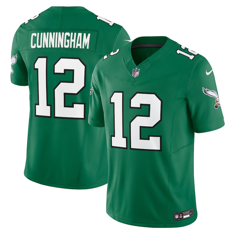 None Randall Cunningham PHI Eagles Classic Top-Grade Jersey Game Day W