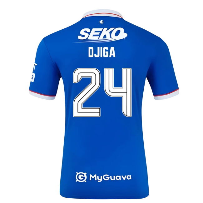 Official Glasgow Rangers Djiga 2 #4 2025-2026 Season Value For (v10)