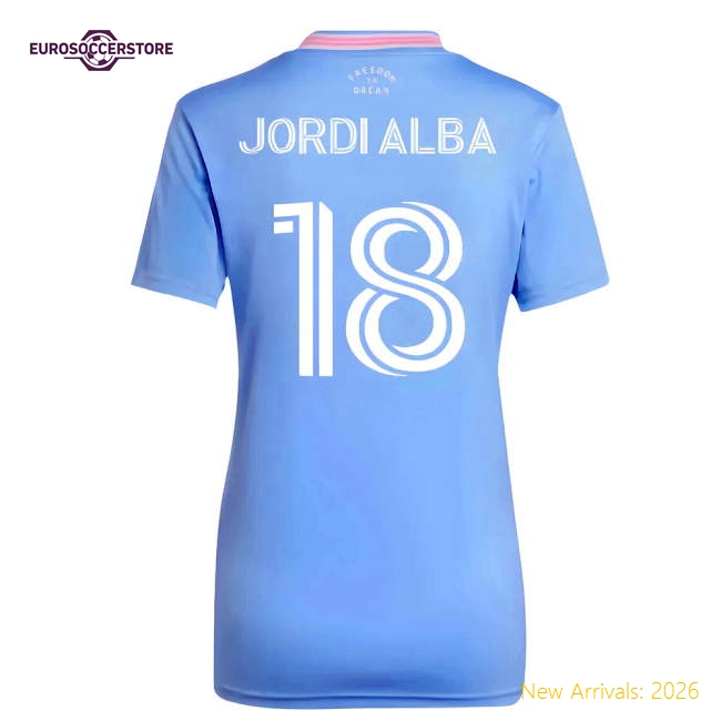 Exclusive Womens Football Team Jordi Alba Jersey 2025-2026